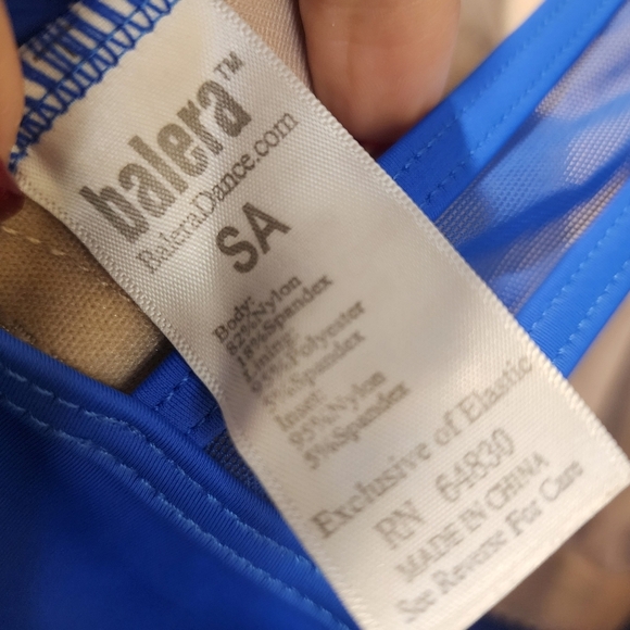 Balera Dance Camisole mesh Tank top size S - Picture 6 of 9